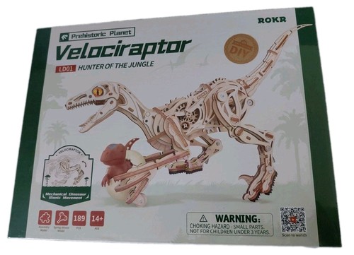 Rokr velociraptor puzzle in - velociraptor, 3d